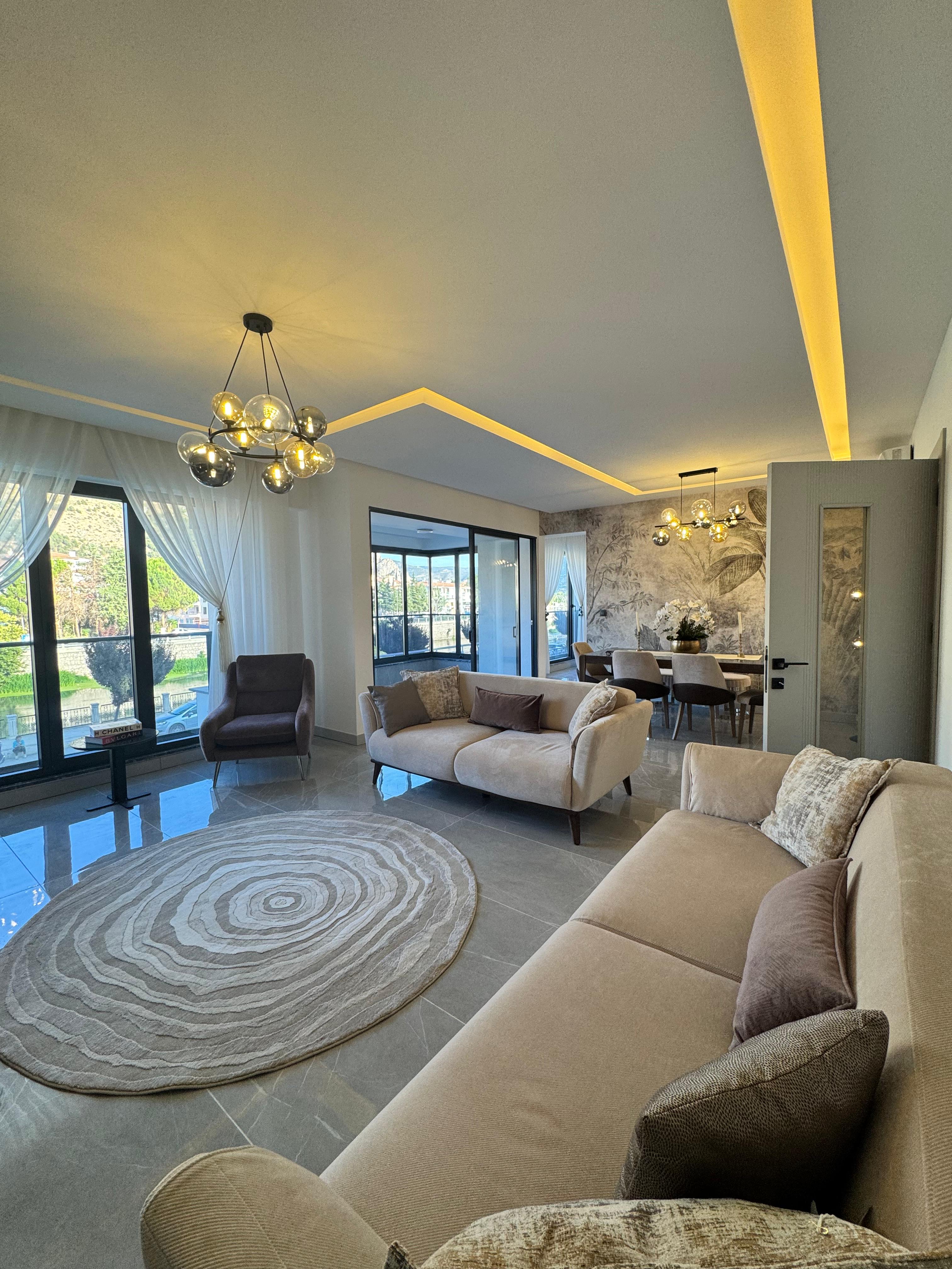 %1,99 KREDİ İMKANIYLA AMASYA'DA LÜKSÜN ZİRVESİ,IRMAK KENARI 4+1